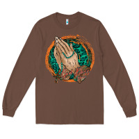 Chestnut god bless you Long Sleeve Tee - RacoonDesign