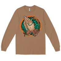 Toasted Coconut god bless you Long Sleeve Tee - RacoonDesign