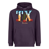 Plum texas cactus Heavyweight Hoodie - RanaPortraitStore