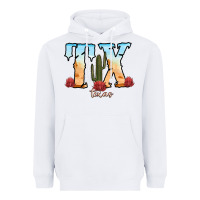White texas cactus Heavyweight Hoodie - RanaPortraitStore