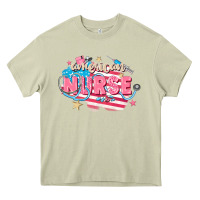 Mossy American Nurse Heavy Core Tee - FaDigitalArtStudio