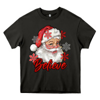 Asphalt santa believe Heavy Core Tee - RanaPortraitStore