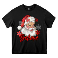 Black santa believe Heavy Core Tee - RanaPortraitStore