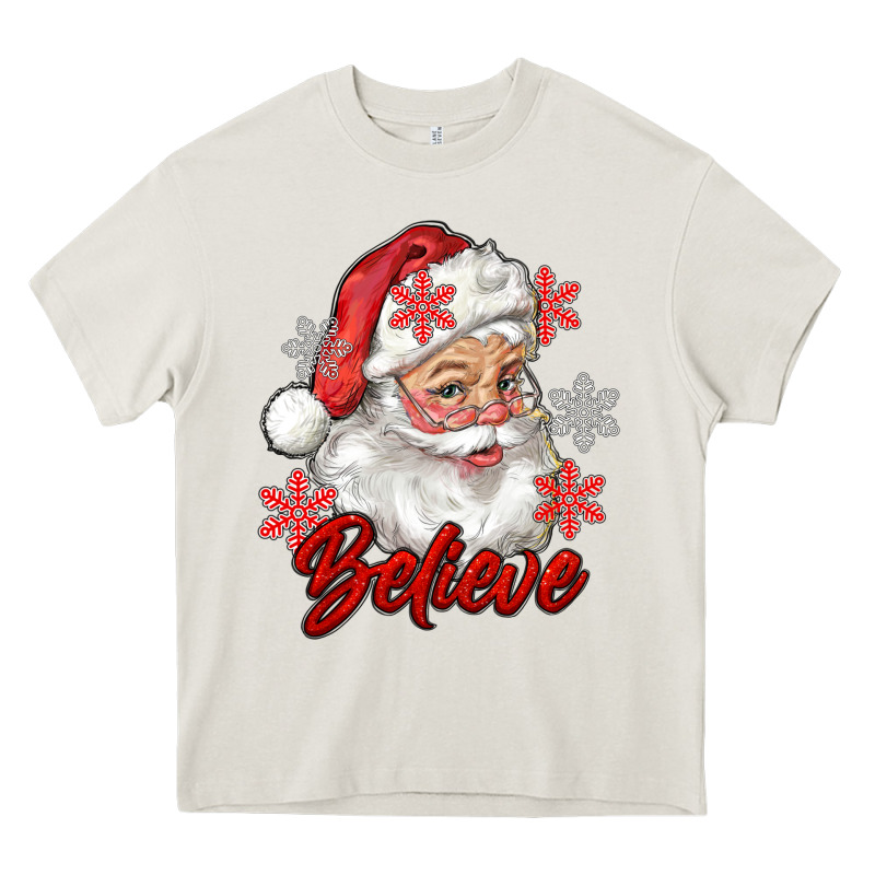 Santa Believe Heavy Core Tee by RanaPortraitStore | Teevron