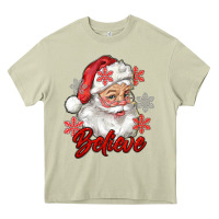 Mossy santa believe Heavy Core Tee - RanaPortraitStore