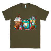 Army Green Dentist Coffee Cups Classic Tee - FaDigitalArtStudio