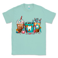 Seafoam Dentist Coffee Cups Classic Tee - FaDigitalArtStudio