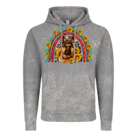 Cloud Rock german shepherd rainbow Vintage Hoodie - Artiststas