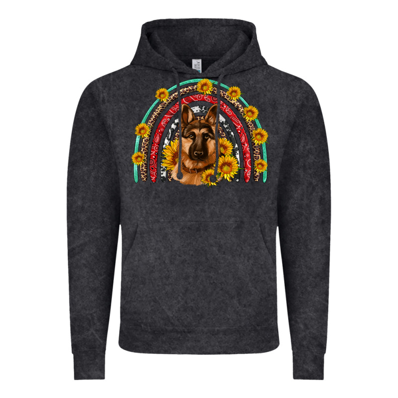 German Shepherd Rainbow Vintage Hoodie by Artiststas | Teevron
