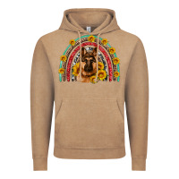 Vintage Coffee german shepherd rainbow Vintage Hoodie - Artiststas
