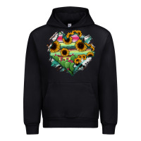 Black Chiapas State Of Mexico Map Urban Hoodie - RanaPortraitStore