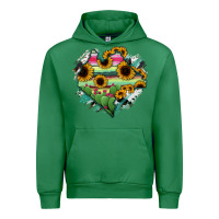 Emerald Chiapas State Of Mexico Map Urban Hoodie - RanaPortraitStore