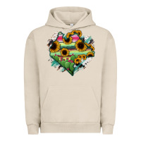 Pigment French Oak Chiapas State Of Mexico Map Urban Hoodie - RanaPortraitStore