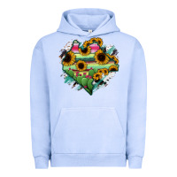 Pigment Grape Ice Chiapas State Of Mexico Map Urban Hoodie - RanaPortraitStore