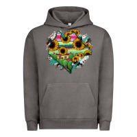 Pigment Tornado Chiapas State Of Mexico Map Urban Hoodie - RanaPortraitStore