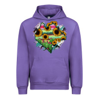 Tulip Chiapas State Of Mexico Map Urban Hoodie - RanaPortraitStore