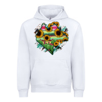 White Chiapas State Of Mexico Map Urban Hoodie - RanaPortraitStore