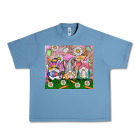 Pebble Blue easter gnome Urban Heavy Tee - CowhideDigitalArt