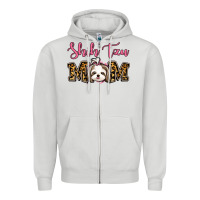 Dove Grey Shih Tzu Mom Zipper Hoodie - Jasminsmagicworld