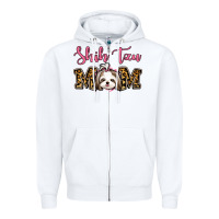 White Shih Tzu Mom Zipper Hoodie - Jasminsmagicworld