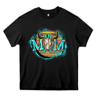 Black Aztec mom Mother's Day Heavy Core Tee - FaDigitalArtStudio