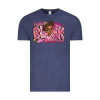 Vintage Denim Pretty Black Educated Vintage Tee - CowhideDigitalArt