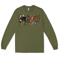 Army Green hockey mom Long Sleeve Tee - RacoonDesign