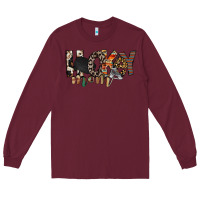 Burgundy hockey mom Long Sleeve Tee - RacoonDesign