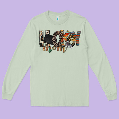 Hockey Mom Long Sleeve Tee Designed By Racoondesign