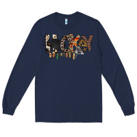 Navy hockey mom Long Sleeve Tee - RacoonDesign