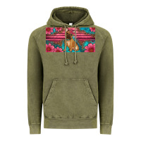 Vintage Olive french bulldog floral license plate Vintage Hoodie - Artiststas