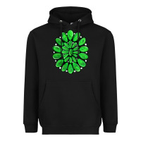 Black green gemstone Heavyweight Hoodie - RanaPortraitStore