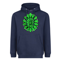 Navy green gemstone Heavyweight Hoodie - RanaPortraitStore