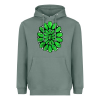 Sage green gemstone Heavyweight Hoodie - RanaPortraitStore