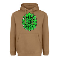 Toasted Coconut green gemstone Heavyweight Hoodie - RanaPortraitStore
