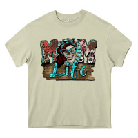 Mossy Mom life skull Mother's Day Heavy Core Tee - FaDigitalArtStudio