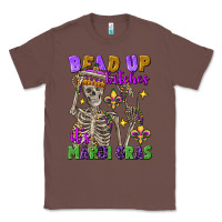 Chestnut Bead up bitches it's Mardi Gras skeleton Classic Tee - FaDigitalArtStudio