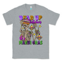 Heather Grey Bead up bitches it's Mardi Gras skeleton Classic Tee - FaDigitalArtStudio