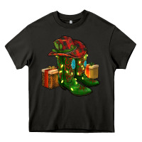Asphalt cowboy hat with boots christmas Heavy Core Tee - RanaPortraitStore