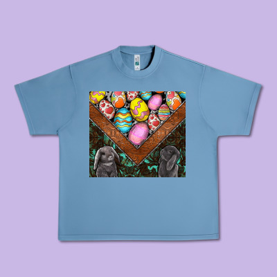 Easter Urban Heavy Tee Designed By Cowhidedigitalart