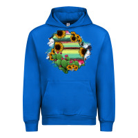 Cobalt Chihuahua State Of Mexico Map Urban Hoodie - RanaPortraitStore