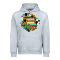 Heather Grey Chihuahua State Of Mexico Map Urban Hoodie - RanaPortraitStore
