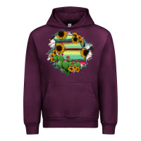 Mauve Wine Chihuahua State Of Mexico Map Urban Hoodie - RanaPortraitStore