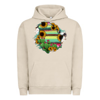 Pigment French Oak Chihuahua State Of Mexico Map Urban Hoodie - RanaPortraitStore