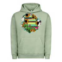 Pigment Oil Green Chihuahua State Of Mexico Map Urban Hoodie - RanaPortraitStore