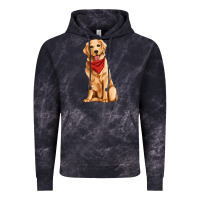Cloud Black golden retriever Vintage Hoodie - Artiststas