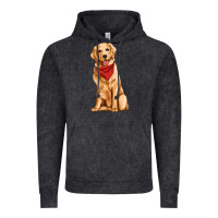 Vintage Black golden retriever Vintage Hoodie - Artiststas