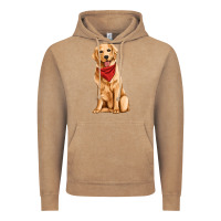 Vintage Coffee golden retriever Vintage Hoodie - Artiststas