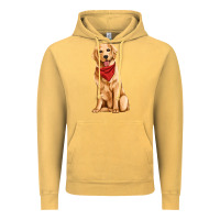 Vintage Mustard golden retriever Vintage Hoodie - Artiststas