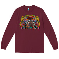 Burgundy mexican rainbow Long Sleeve Tee - RacoonDesign